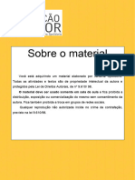 Sobre o Material o Material Deve Ser Usado Somente em Sala de Aula e Fica Proibida A