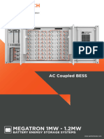 MEGATRON 1 MW X 2 MWH Datasheet Air Cooled BESS 2024 Symtech Solar