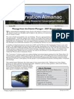 Message From The District Manager - 2007 Annual Report: Spring 2008