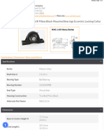 Part Number RAO2 3/16, Fafnir® Pillow Block Mounted Bearings Eccentric Locking Collar