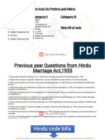 Class Notes of Hindu Marriage Act