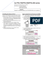 FTA-750 FTA-550 FTA-450 Firmware Update Manual Ver3xx 1802-B