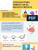 (GRUPO6) ESTRATEGIAS PARA EL DESARROLLO DEL PENSAMIENTO CRÍTICO-lizeth Taracaya Chilo.