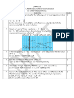 1 Mark Type (Linear Equations in Two Variables)