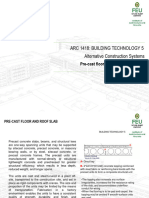 2 - ARC1418 - Week 4 Precast Floor System and Roof Slab