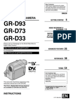 Manual de Usuario JVC GR-D33