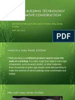 Lecture 02-Ar BT 5-Wall Panel System (Precast and Cast-In-place) 1