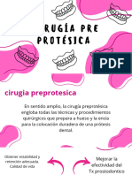 Cirugía Pre Protésica