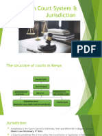 The Kenyan Court System & Jurisdiction Edited