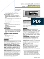 System Accessories, LCD Annunciators: Features