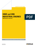 3406E and 3456 Industrial Engines Maintenance Intervals