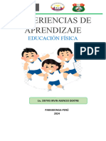 Experiencia de Aprendizaje Educación Física V Ciclo Ie 20532 2024