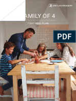 Family of 4 7 Day Meal Plan LCP-UKFAM