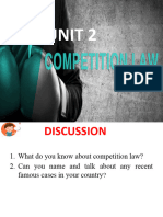 Unit 2 - Competition Law