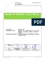 Basis of Design - Electrical