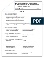 Grade 9 Worksheet IntroductiontoIT - 56909