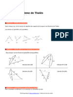 Theoreme de Thales Exercices de Maths en 3eme 300