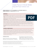 J Esthet Restor Dent - 2013 - Parpaiola - Managing The Peri Implant Mucosa A Clinically Reliable Method For Optimizing