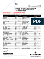 Manual Rosemount 3095 Multivariable Mass Flow Transmitter en 87166