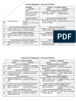 Progressions - Géographie Année 1