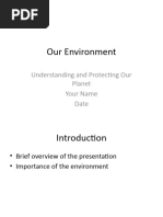 Our Environment Presentation