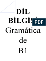 Gramática de B1 de Turco en Español