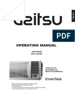 Operating Manual: Akd-9Afdn Akd-12Afdn