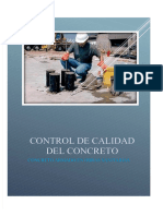 PDF Control de Calidad Del Concreto Concreto Armado en Obras Sanitarias Compress