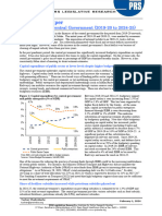 Finance of The Central Government 2019-20 To 2024-25