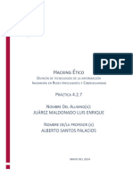 P 4.2.7 N D A : Juárez Maldonado Luis Enrique N / Alberto Santos Palacios