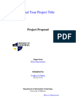 Project Proposal Template