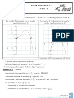 Devoir de Synthèse N°1 2008 2009 (Sadfi Mohamed Ahmed)