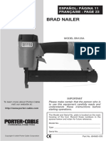 Brad Nailer BN125A - Manual