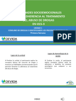 Diapositiva Unidad 1 Consumo de Drogas e Identificando Los Procesos Emocionales