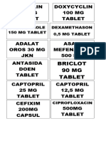 Label Nama Obat