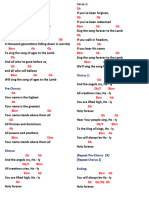 Holy Forever - Chords