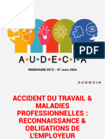 Webinaire 272 - Accident Du Travail Et Maladies Professionnelles