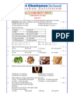 6th STSO - Work Sheet - 2 22-23 Components of Food