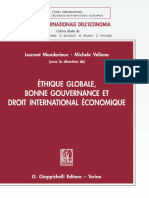 Éthique Globale, Bonne Gouvernance Et Droit International Économique by Annamaria Monti, Dominique Carreau, Claudio Dordi