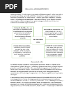 De La Lógica Al Pensamiento Crítico