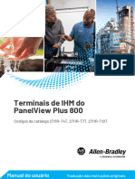 Terminais de Ihm Do Panelview Plus 800: Manual Do Usuário