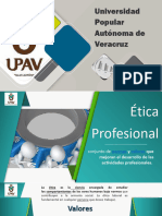 Etica Profesional, Etica y Valores