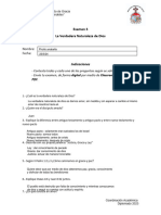 Examen 3 - La Verdadera Naturaleza de Dios