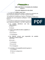 Sujet+correction Exercice Maladies Infectieuses INFAS L1