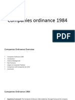 Companies Ordinance 1984