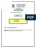 LFSC Revision Brief Notes Booklet P1 Last Push Capricorn South