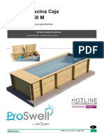 Piscina Madera Pool'n Box 500x200 Manual Instalacion