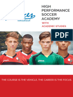 High Performance Soccer Academy With Academic Studies. Manchester 1