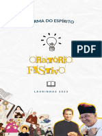 Ebook Oratório Festivo Turma Do Espírito 2023