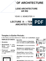 Lect. - 8 Temple Architecture